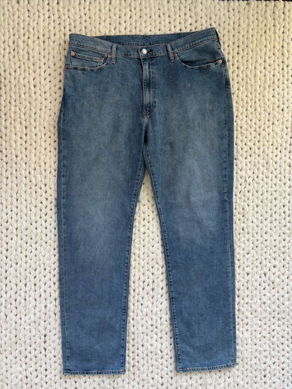 Classic Men’s Blue Denim Jeans